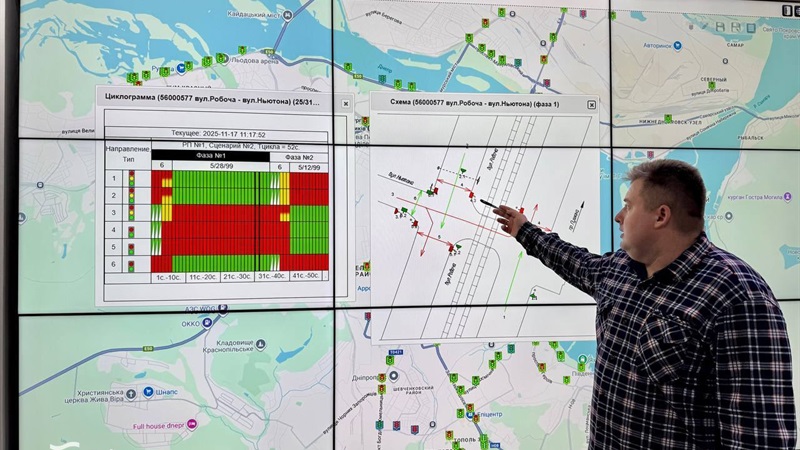 Чому в Дніпрі трапляються перебої в роботі світлофорів під час вимкнень світла