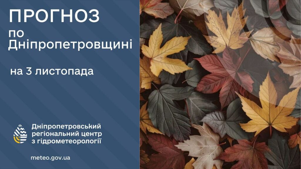 Ударять заморозки, накриє туман. Якою буде погода в Дніпрі 3 листопада