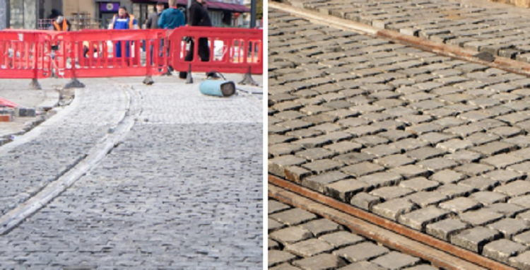 У Дніпрі завершують фінальний етап ремонту трамвайної колії в центрі міста