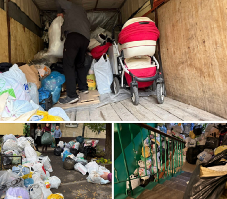 У Дніпрі збирають теплі речі для евакуйованих