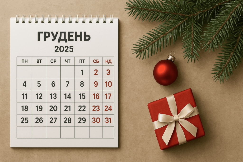 Календар церковних свят на грудень–2025: релігійні події та дні пам’яті, які відзначатимуть українці Календар церковних свят на грудень–2025: релігійні події та дні пам’яті, які відзначатимуть українці