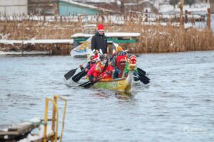 Різдвяний карнавал на воді пройшов у Дніпрі