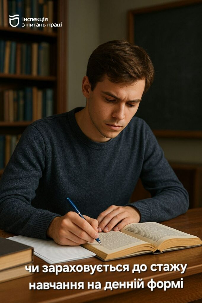 Навчання на денній формі в Дніпрі: чи зараховується до стажу