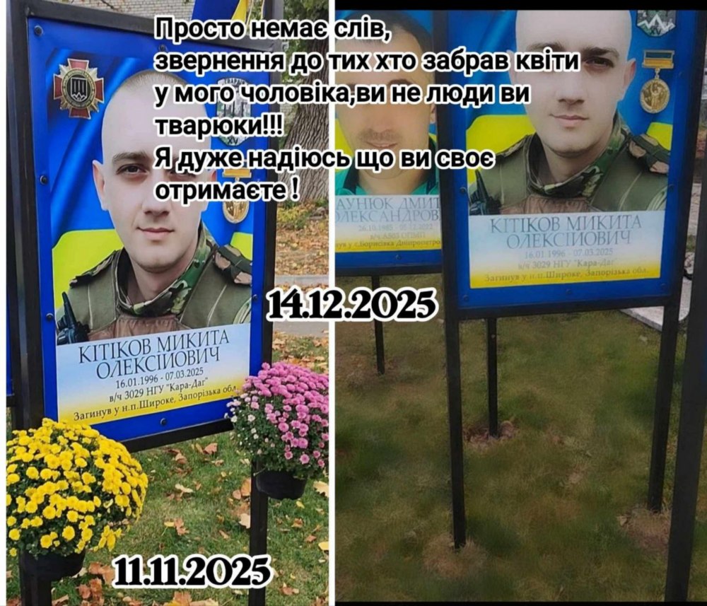 На Дніпропетровщині шукають людей, які вкрали квіти з Алеї Слави