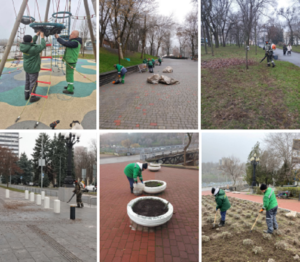 У Дніпрі в парках і скверах кипить робота