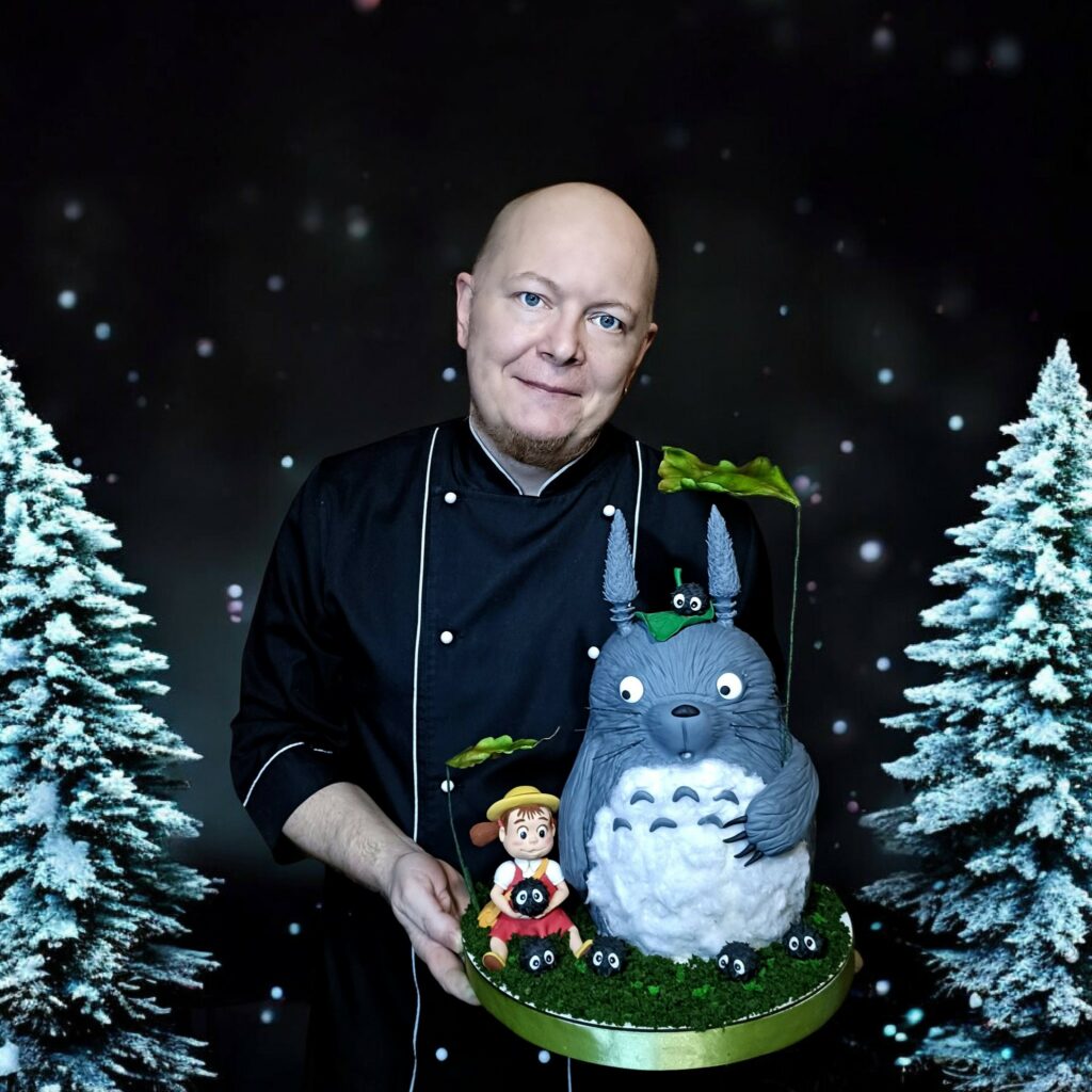 Відомий кондитер з Дніпра зробив торт у вигляді лісового духу Торото