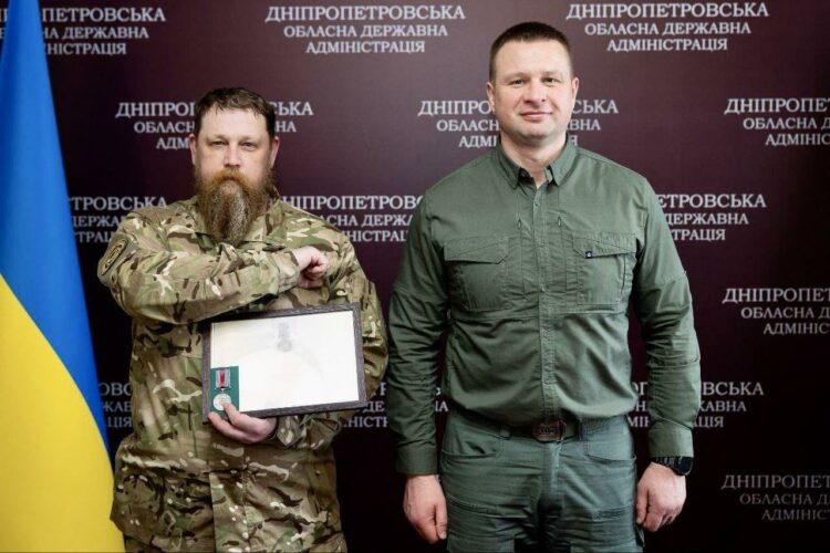 На Дніпропетровщині чотири бійці Української добровольчої армії отримали нагороди «За оборону України»