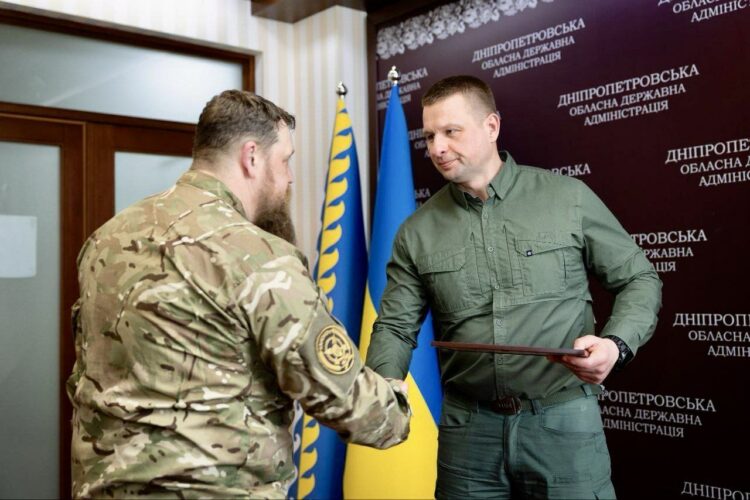 На Дніпропетровщині чотири бійці Української добровольчої армії отримали нагороди «За оборону України»