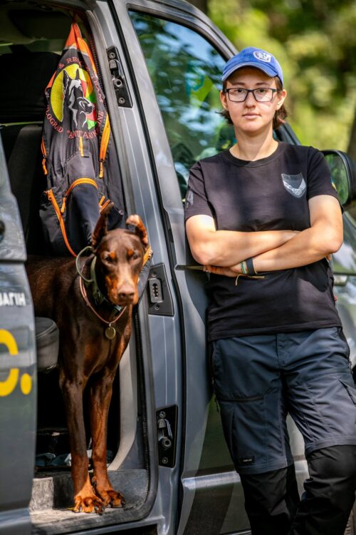 Пішла з життя легендарна пошукова собака Ханна з Павлоградського загону «Антарєс»