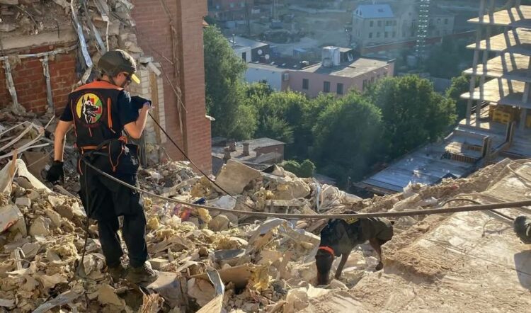 Пішла з життя легендарна пошукова собака Ханна з Павлоградського загону «Антарєс»