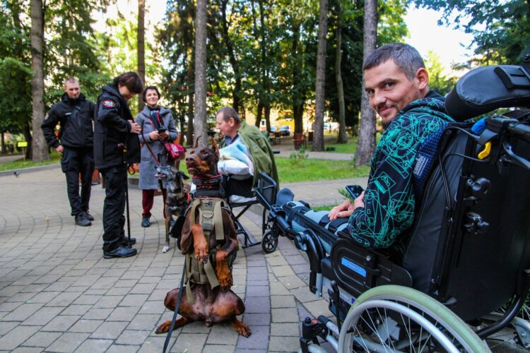 Пішла з життя легендарна пошукова собака Ханна з Павлоградського загону «Антарєс»