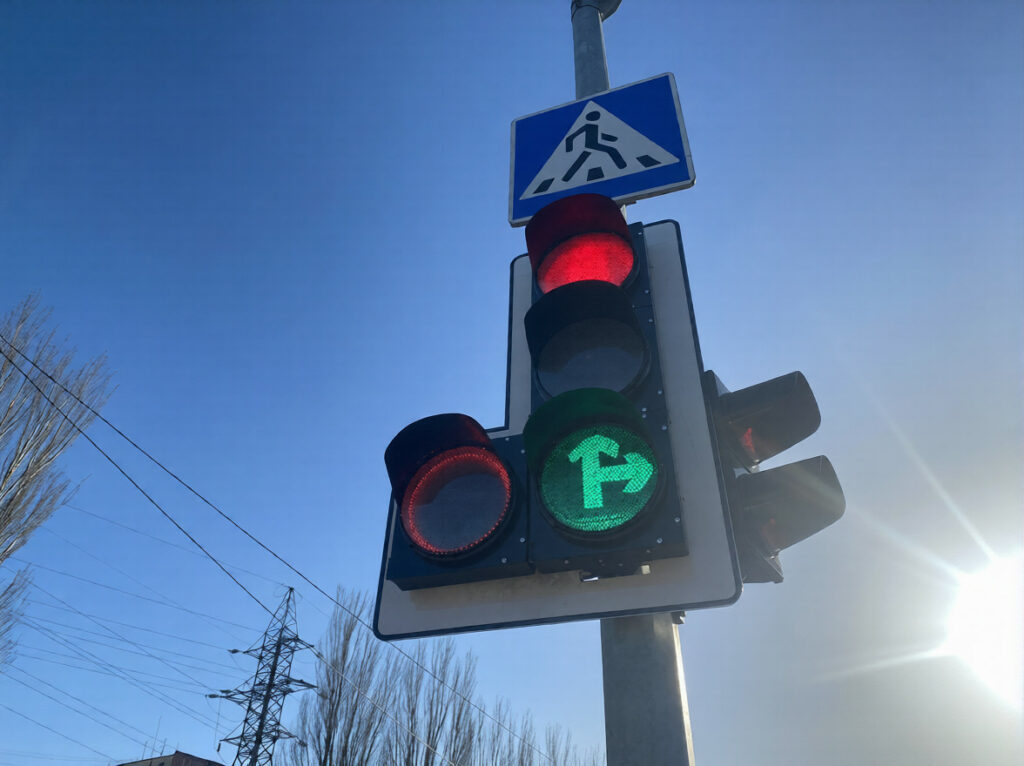 У Дніпрі на небезпечному перехресті встановили нові світлофори: що змінилось