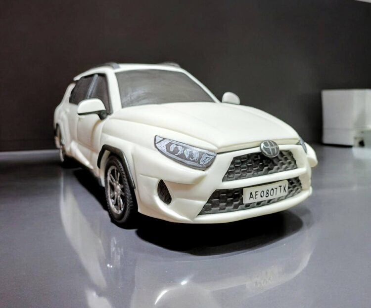 Торт Toyota RAV4: кондитер з Дніпра створив 3D-шедевр 