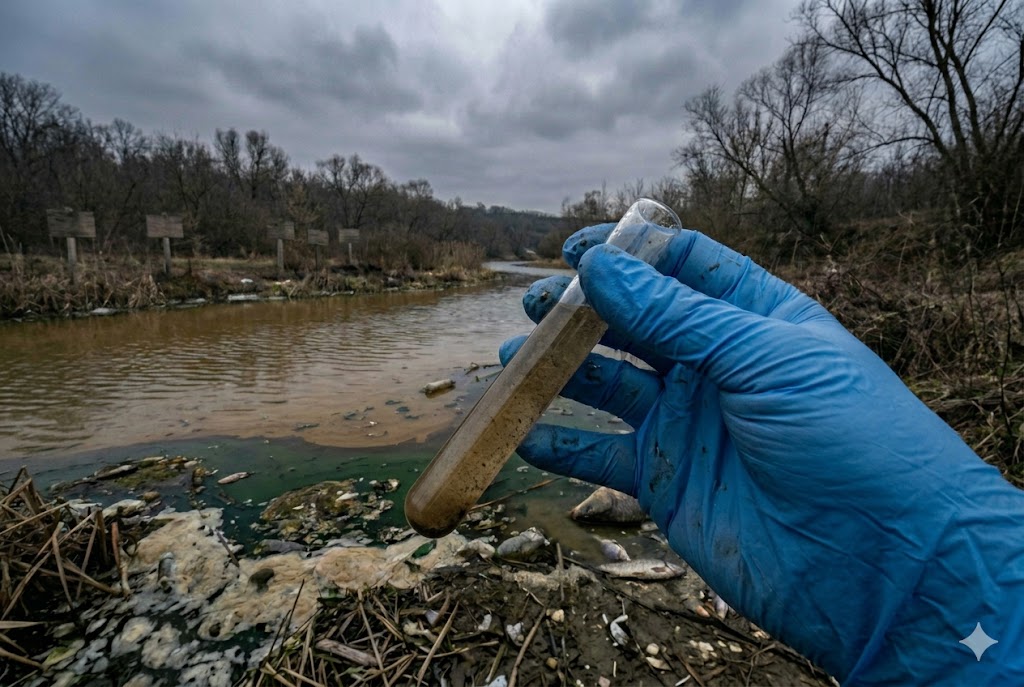 Забруднення річки Мокра Сура: заборона води та риболовлі
