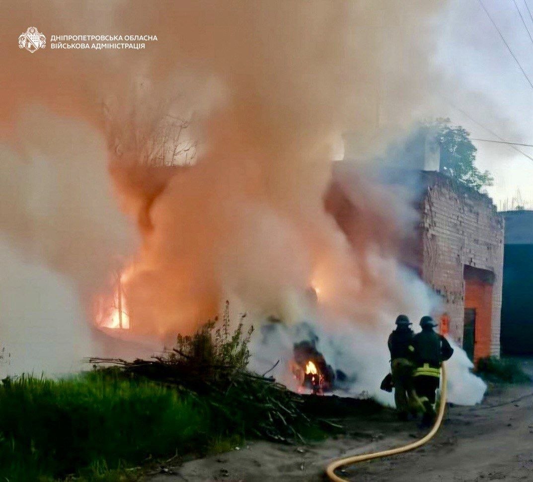 Обстріл Дніпропетровщини 8 травня: наслідки