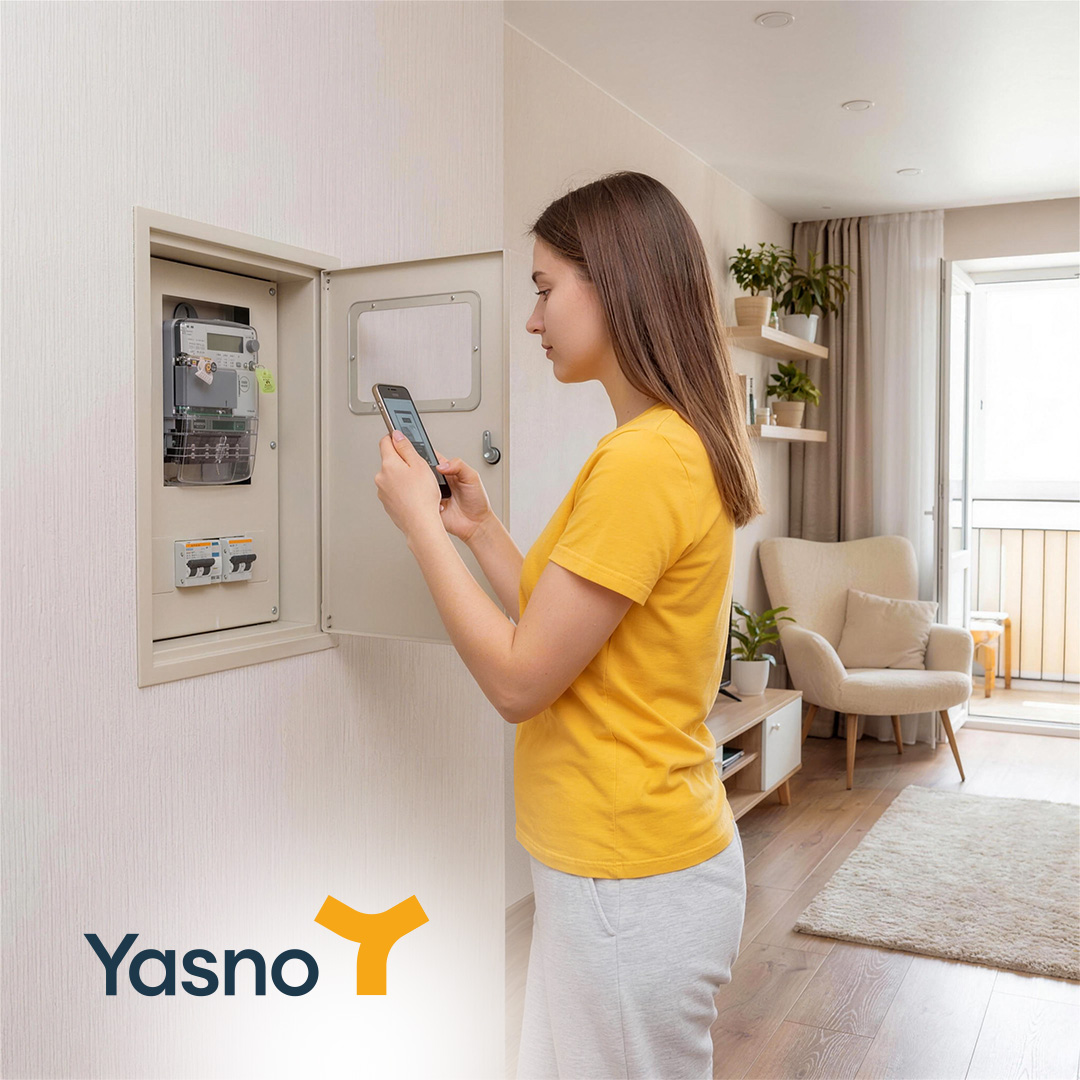 передача показань лічильника за світло YASNO