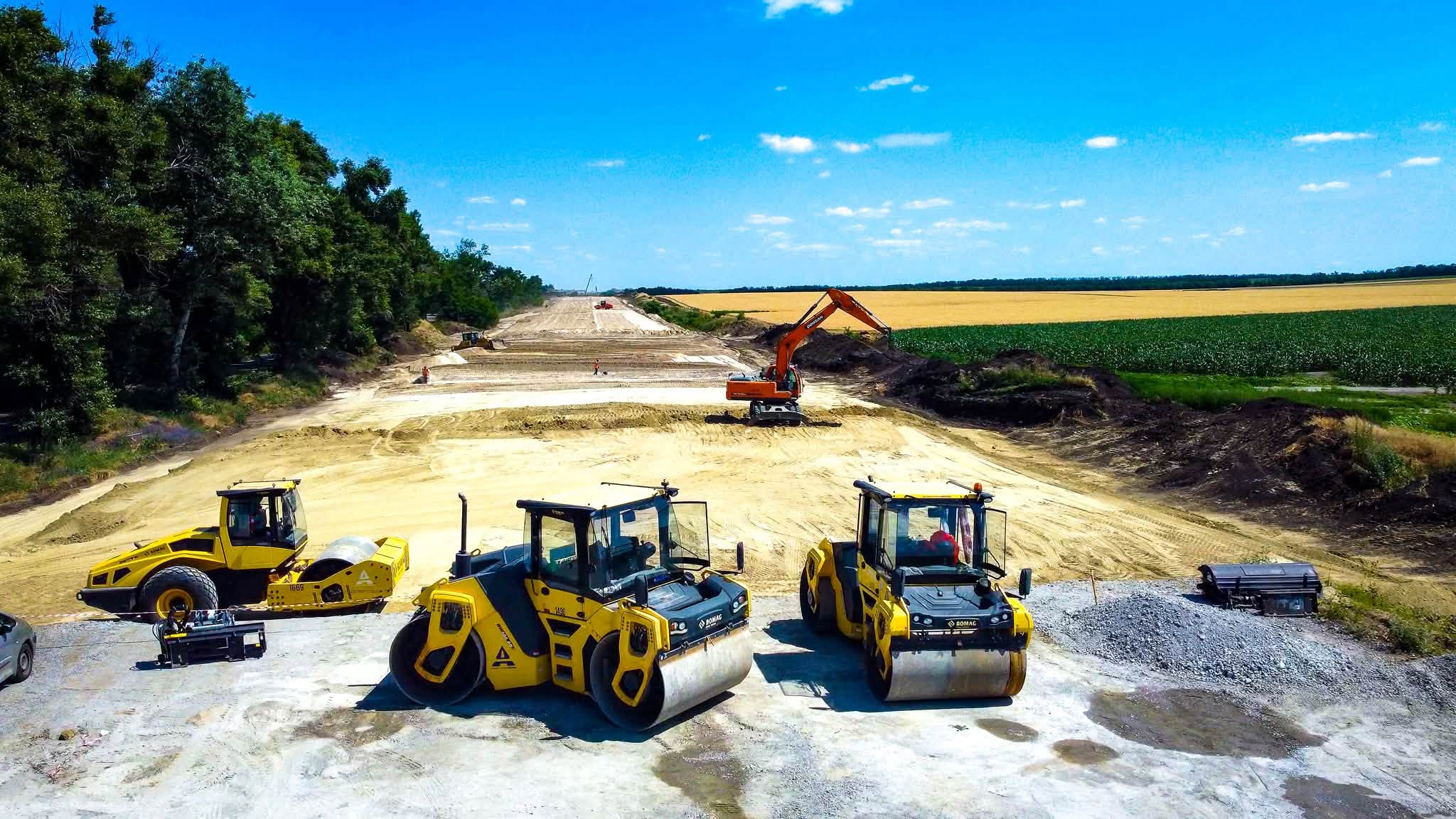 На Дніпропетровщині відновили будівництво траси Н-31 Дніпро-Решетилівка