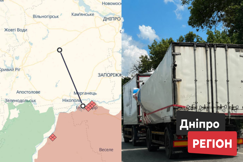 Ворожий FPV-дрон уперше атакував трасу Дніпро — Кривий Ріг: ціллю стала вантажівка АТБ