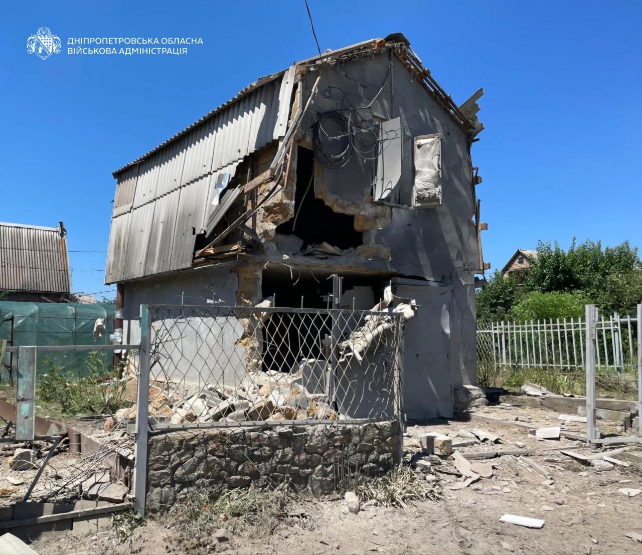 Обстріл Дніпропетровщини 2 липня: є поранені та руйнування