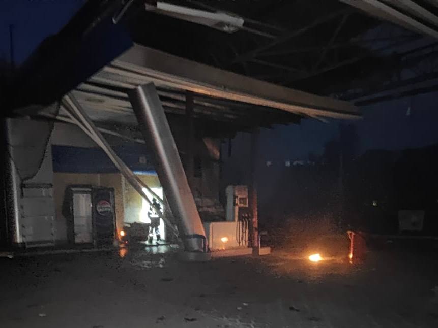 Атака по Дніпропетровщині: пошкоджено дві АЗС